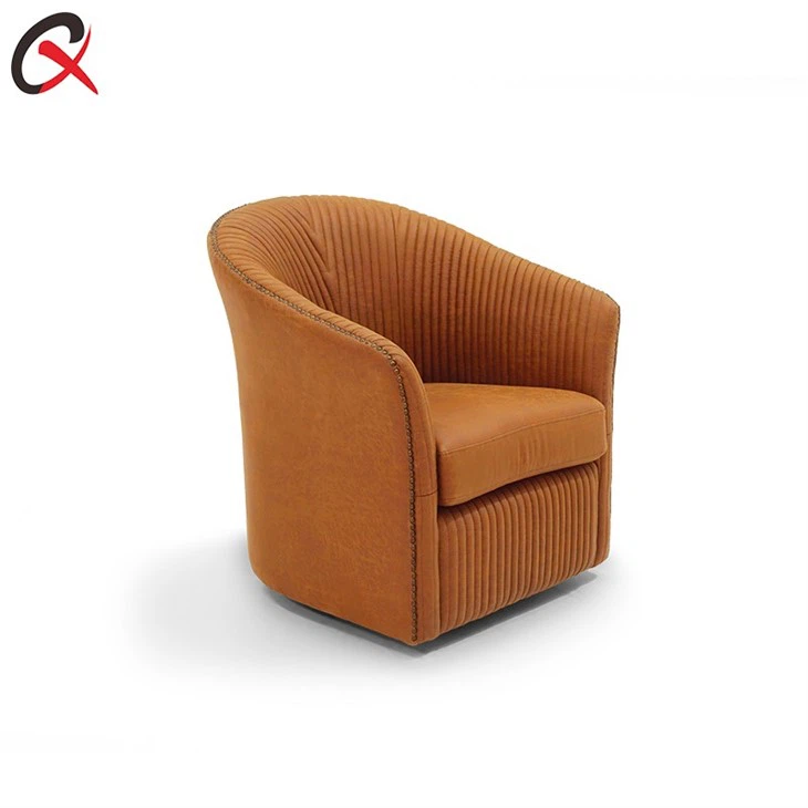 Channel Tufted Swivel Chair